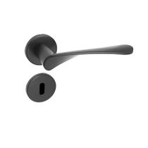 Fechadura interna preto pf roseta redonda luna haga 20756b