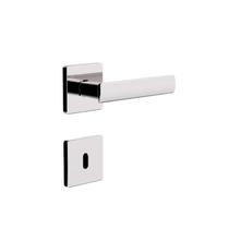 Fechadura Interna Roseta Quadrada Modelo 117 Cromada 3f