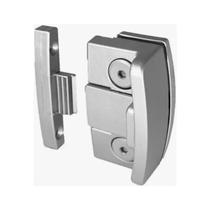 Fechadura Janela Correr Vidro Alvenaria Blindex Bate Fecha Cinza Fosco