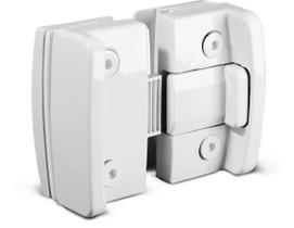 Fechadura Janela Correr Vidro/Vidro Bate Fecha Branco