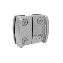 Fechadura Janela Correr Vidro Vidro Blindex Bate Fecha Cinza