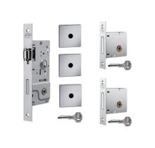 Fechadura kit rolete pivotante stam 800 escovada + travas aux. tetra chave quadrada mesmo segredo Fechadura kit rolete pivotante stam 800 escovada + travas aux. tetra chave quadrada mesmo segredo