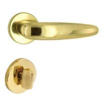 Fechadura Lafonte 515 Latão Polido Para Banheiro - Dourada St2 55mm Fechadura Lafonte 515 Latão Polido Para Banheiro - Dourada St2 55mm
