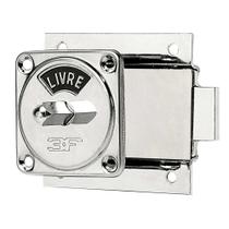 Fechadura Livre Ocupado 3F Inox