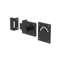 Fechadura Livre/Ocupado Preto - Soprano Fechadura Livre/Ocupado Preto - Soprano