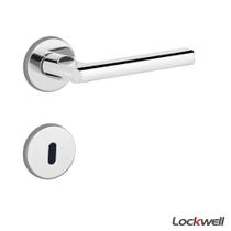 Fechadura Lockwell Camboriú 55mm Interna Roseta Cromada