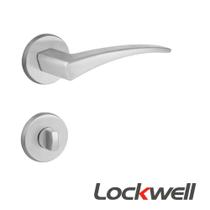 Fechadura Lockwell Flexa 40mm Banheiro Cromado Acetinado