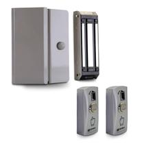 Fechadura M150 Ipec Sensor Eletroímã Magnética Botoeira Inox
