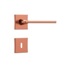 Fechadura/Maçaneta Completa Classic 3000 Roseta Quadrada Interna Rose Fechadura/Maçaneta Completa Classic 3000 Roseta Quadrada Interna Rose