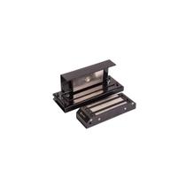 Fechadura Magnética Dzm150 Sensor Ipec Eletroima Porta Vidro Preto