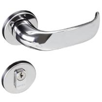 Fechadura Manual Externa Contemporânea Cromada Pado 500-90E Fechadura Manual Externa Contemporânea Cromada Pado 500-90E