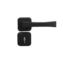 Fechadura mgm wc 40 paris roseta preto fosco