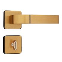 Fechadura MGM WC 40 Roseta Moderna Bronze Latonado