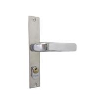 Fechadura Modelo Serralheiro para Porta Metálica Cromada - Mgm