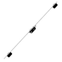 Fechadura Multiponto 10 Pinos Portas Pivotantes sem Cilindro F-P-3MFP-AL Fortezza