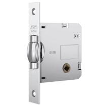 Fechadura Nice 1025 com Trinco Rolete e Roseta Quadrada Cromado para Banheiro - 14262 - STAM