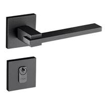 Fechadura Nina Preto Texturizado Externa Pado
