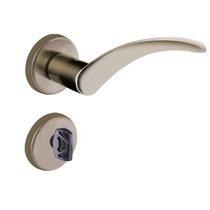 Fechadura Onda Banheiro 4133 Roseta Bronze Latonado 40mm Aliança