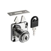 Fechadura P/ Porta de Correr 19 X 22mm Cromado - Hardt