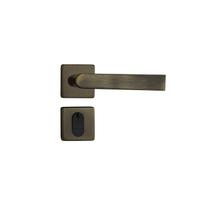 Fechadura pado concept 414 porta externa sala quarto bronze antique ouro velho bx 40mm quadrada