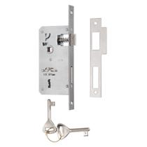 Fechadura pado maquina avulsa interna concept 40 mm chave quarto cromada inox polido