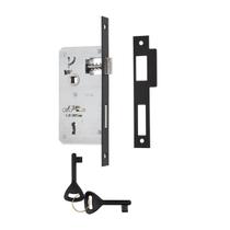 Fechadura pado maquina avulsa interna concept 40 mm preta chave quarto Fechadura pado maquina avulsa interna concept 40 mm preta chave quarto