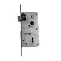 Fechadura pado máquina avulsa tradicional interna chave quarto 40pi 40mm reposição inox polido