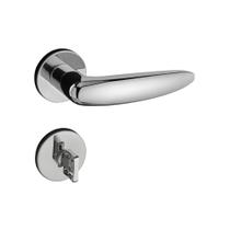 Fechadura pado residence erich roseta redonda 692 banheiro - cromado Fechadura pado residence erich roseta redonda 692 banheiro - cromado