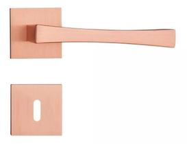 Fechadura Pado Vivaldi Roseta Quadrada Rose 55Mm - Interna