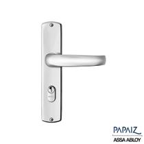 Fechadura Papaiz Mz270 Externa 55mm Espelho Cromado