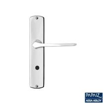 Fechadura Papaiz Mz30 Banheiro 40mm Espelho Cromado