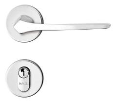 Fechadura Papaiz Mz30 Externa 40mm Roseta Cromado