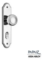 Fechadura Papaiz Mz310 Externa 40mm Espelho Cromado