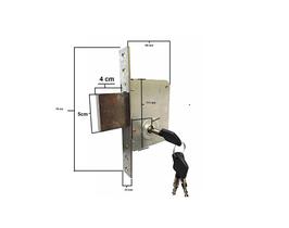 Fechadura Papaiz Trava 142 Tetra (4 Voltas) CR (3 Chaves)