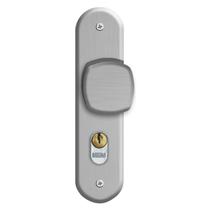 Fechadura Para Area Externa Stilo Bola Espelho Aluminio 40mm MGM