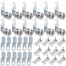 Fechadura para armário TOPZEA, kit com 12 fechaduras de came em liga de zinco, 30 mm