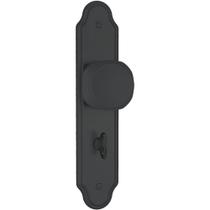Fechadura para Banheiro Fano 823/02 com Espelho Preto Fosco - 56325 - STAM Fechadura para Banheiro Fano 823/02 com Espelho Preto Fosco - 56325 - STAM