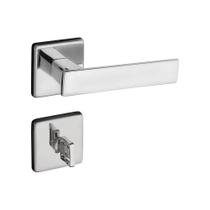 Fechadura para Banheiro Quadra 701-80B Cromado - Pado Fechadura para Banheiro Quadra 701-80B Cromado - Pado