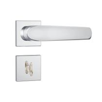 Fechadura Para Banheiro Stam 823/09 Roseta Quadrada Inox
