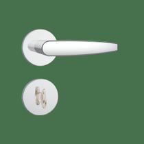 Fechadura Para Banheiro Stam 823/33 Roseta Redonda Inox