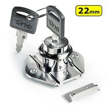 Fechadura Para Gaveta e Porta Armário 2 Chaves + Batente