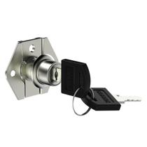 Fechadura Para Moveis Armario Gavetas 22mm Niquelada Soprano