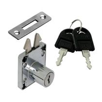 Fechadura Para Móveis Porta Correr 22mm Cromada HAFELE Fechadura Para Móveis Porta Correr 22mm Cromada HAFELE