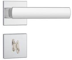 Fechadura para Porta Banheiro 823/35 Quadrada Cromada