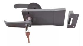 Fechadura Para Porta Corta Fogo Com Chave Cinza Fechadura Para Porta Corta Fogo Com Chave Cinza