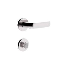 Fechadura Para Porta De Abrir De Banheiro 720B116 Ros Redonda 3f