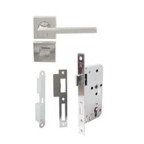 Fechadura Para Porta De Abrir De Banheiro Dritto Inox Hafele