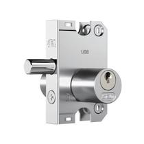 Fechadura Para Porta de Abrir De Vidro Stam 2001 Cilindro Redondo Cromado