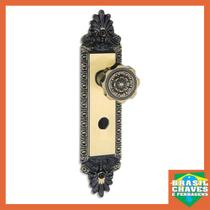 Fechadura para porta de Banheiro Colonial Castelo Maçaneta Bola Excentrica HAGA 1076B 40mm Fechadura para porta de Banheiro Colonial Castelo Maçaneta Bola Excentrica HAGA 1076B 40mm