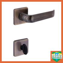 Fechadura para porta de Banheiro VICTORIA Roseta 508049 Antique 40mm Arouca Fechadura para porta de Banheiro VICTORIA Roseta 508049 Antique 40mm Arouca
